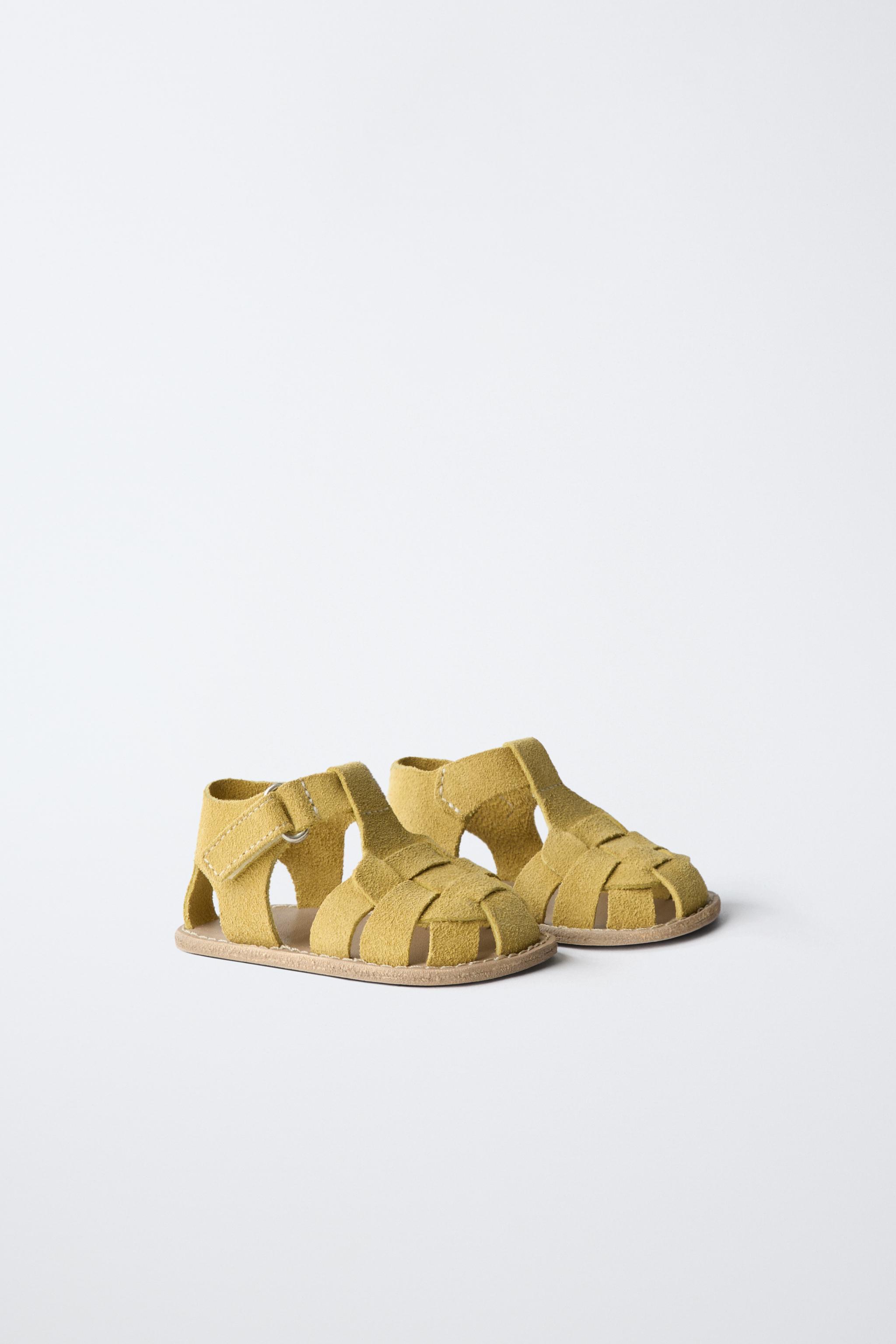 SANDALES STYLE PLAGE EN CUIR